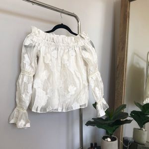 Alexis White Off Shoulder Blouse